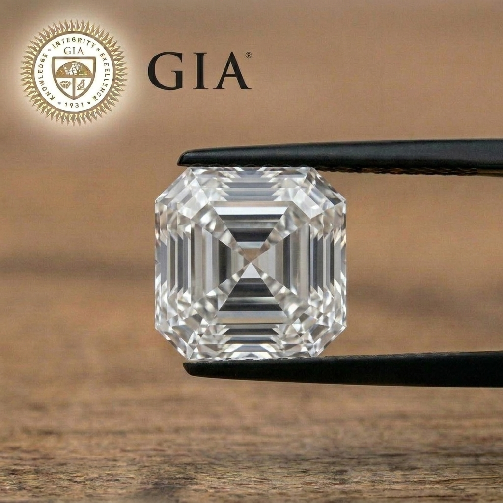 PREMIUM ASSCHER CUT NATURAL DIAMOND | 1.00 - 10.00 CARAT | GIA CERTIFIED