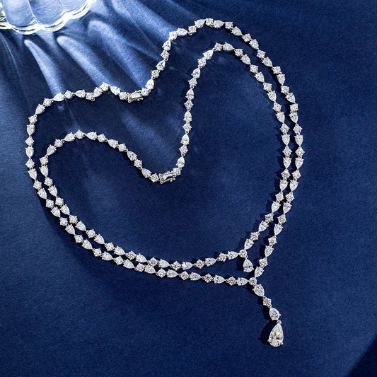 LUXURY LAB GROWN DIAMOND SOLITAIRE NECKLACE | 14K OR 18K GOLD