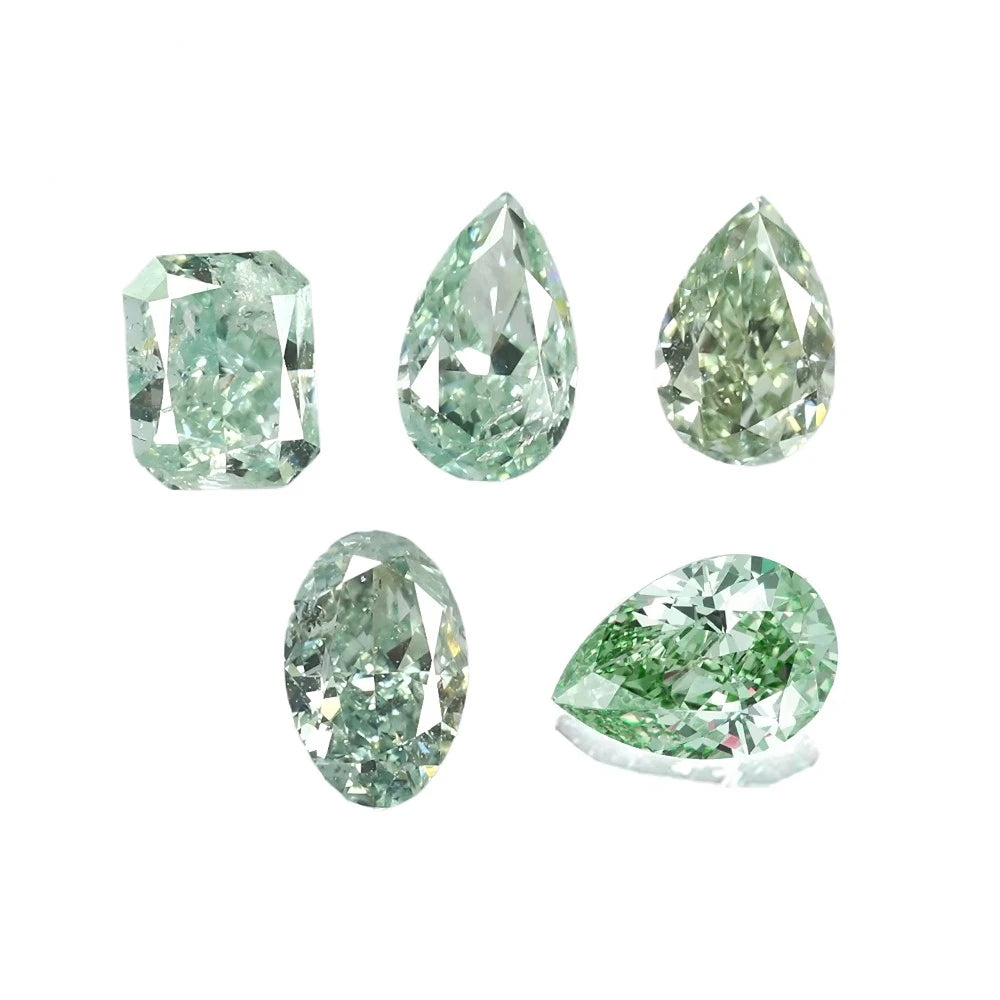 1.26CT FANCY INTENSE GREEN EMERALD CUT LAB DIAMOND