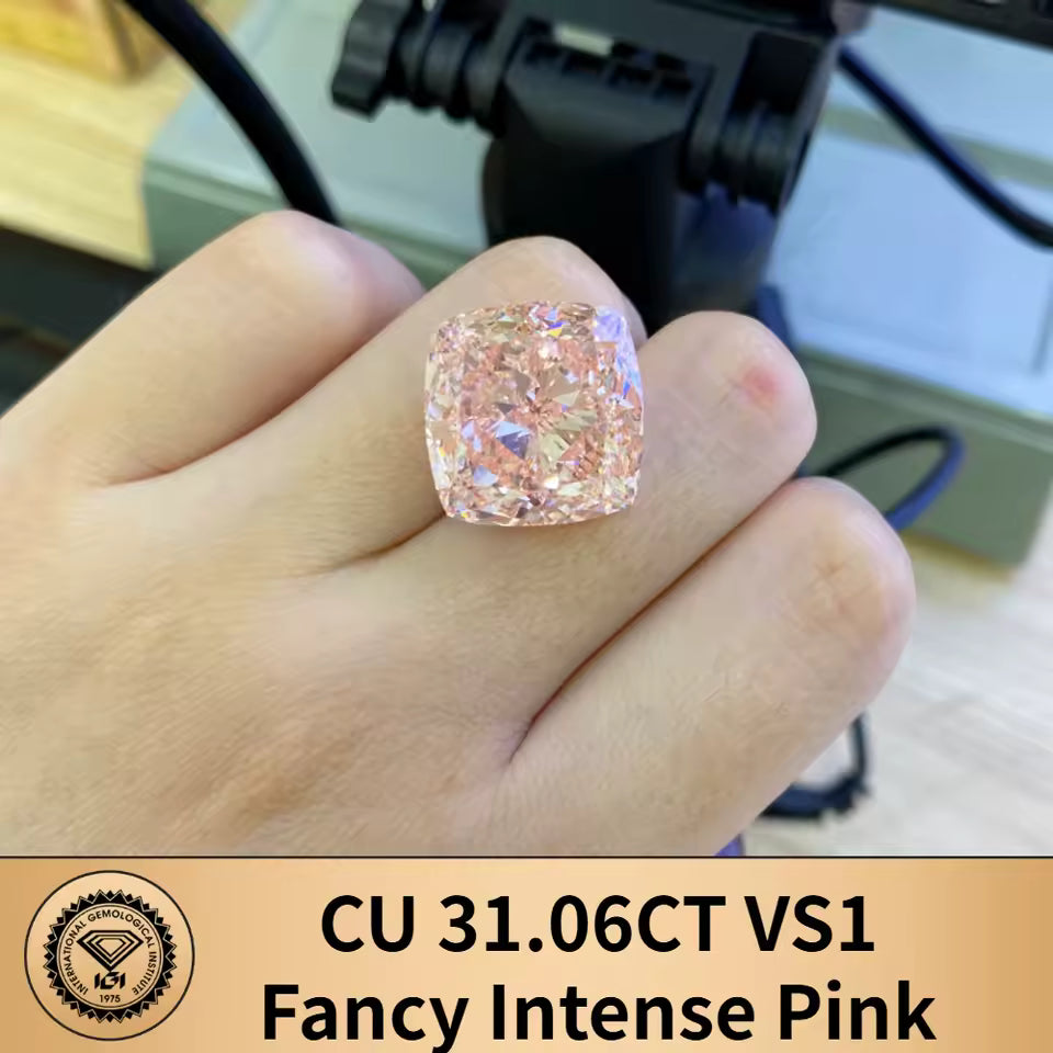 FANCY VIVID PINK LAB GROWN DIAMONDS | 3CT - 35CT | IGI CERTIFIED