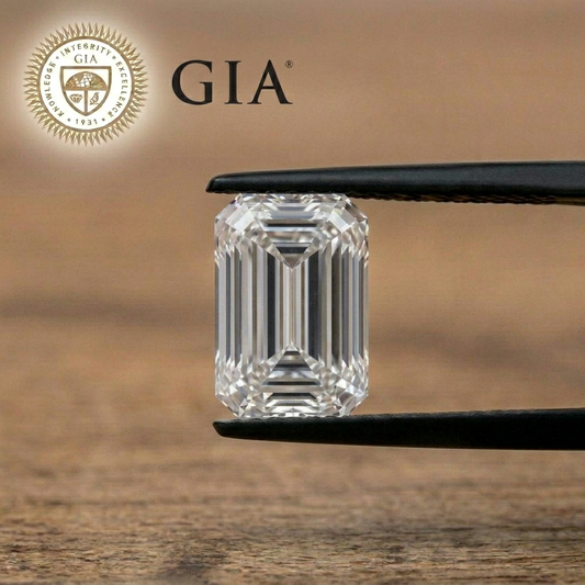 PREMIUM EMERALD CUT NATURAL DIAMONDS | 1CT - 10CT | GIA CERTIFIED