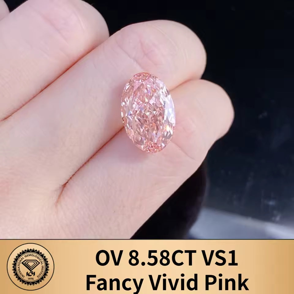 FANCY VIVID PINK LAB GROWN DIAMONDS | 3CT - 35CT | IGI CERTIFIED