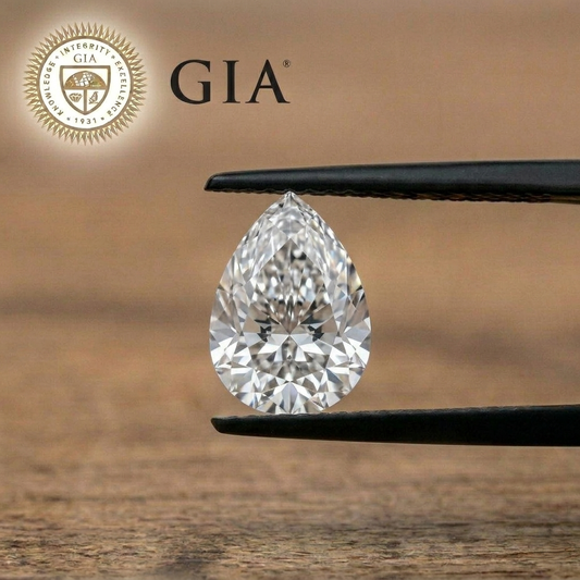 PREMIUM PEAR CUT NATURAL DIAMONDS | 1CT - 10CT | GIA CERTIFIED