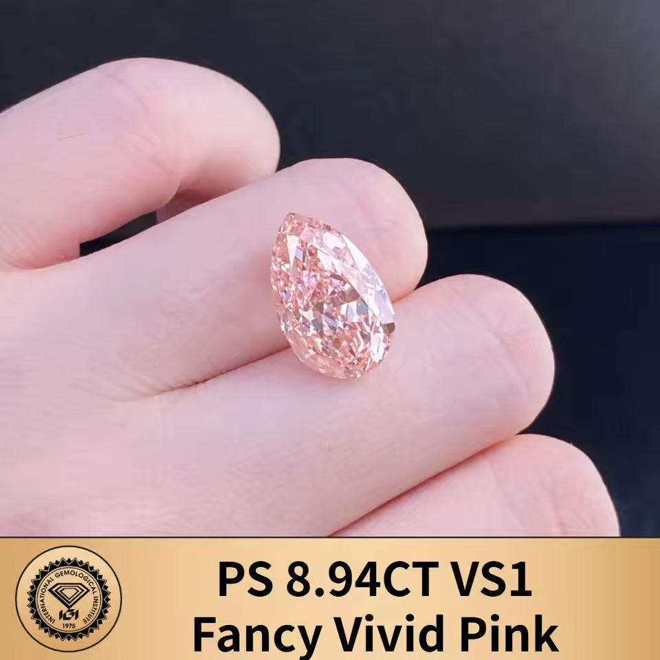 FANCY VIVID PINK LAB GROWN DIAMONDS | 3CT - 35CT | IGI CERTIFIED