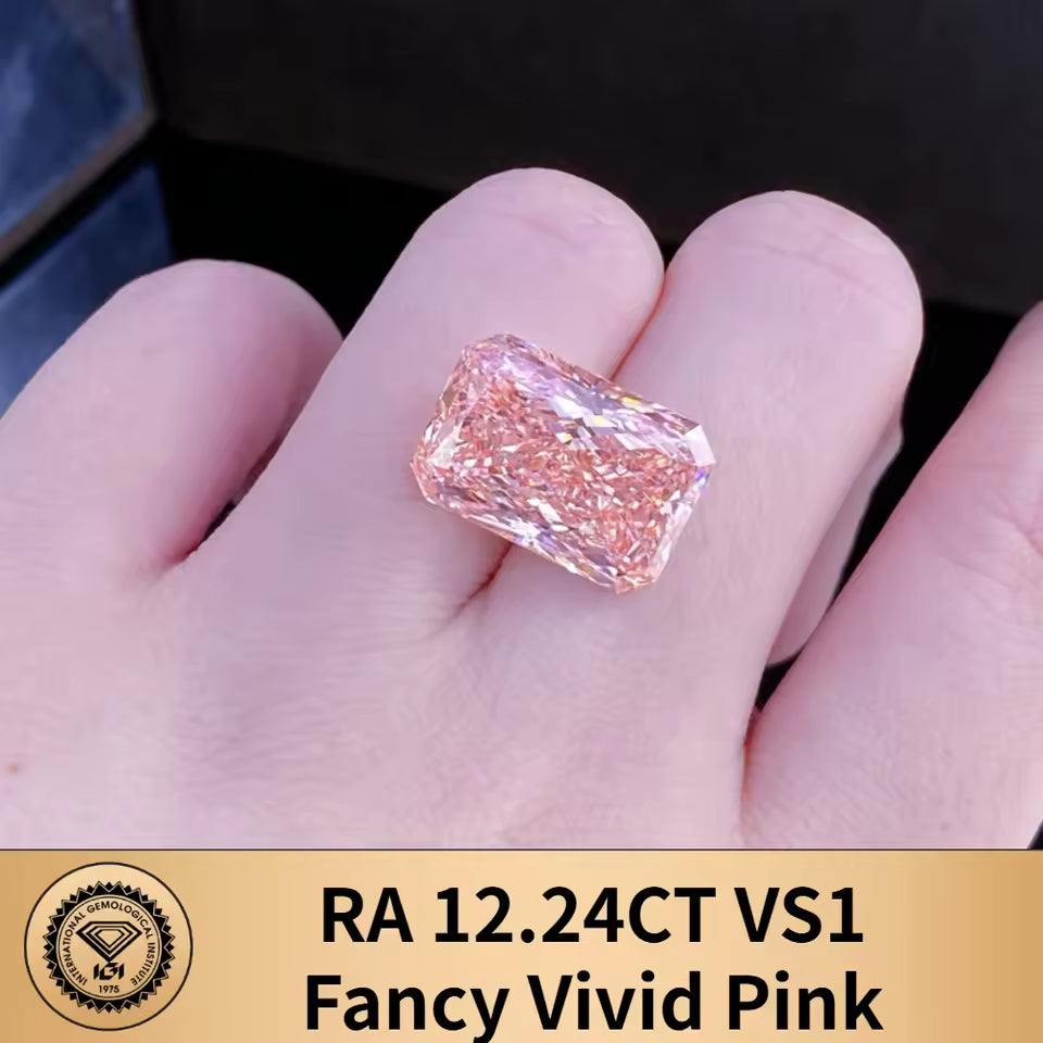 FANCY VIVID PINK LAB GROWN DIAMONDS | 3CT - 35CT | IGI CERTIFIED