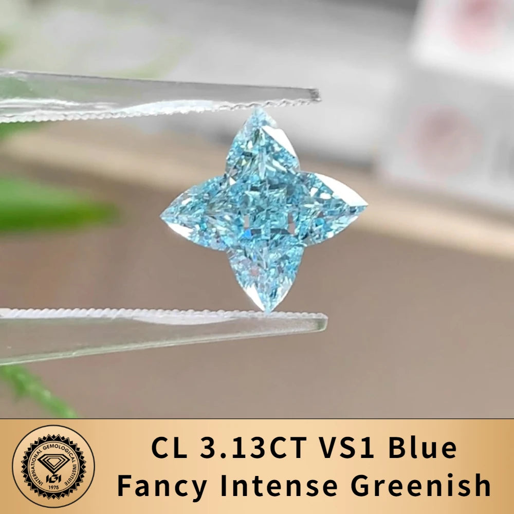 FANCY BLUE LAB GROWN DIAMONDS | 1CT - 15CT | IGI CERTIFIED