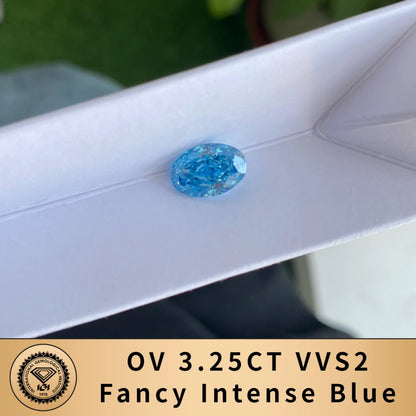 FANCY BLUE LAB GROWN DIAMONDS | 1CT - 15CT | IGI CERTIFIED
