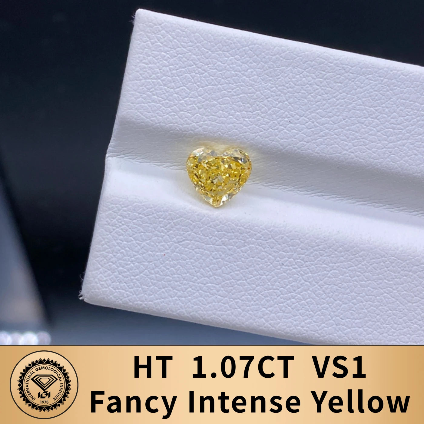 FANCY VIVID YELLOW LAB GROWN DIAMONDS | 1CT - 10CT | IGI CERTIFIED