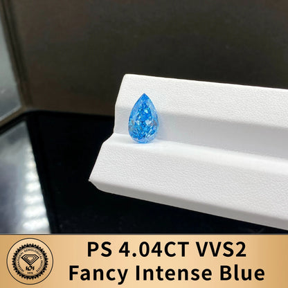 Blue Color Lab Grown Diamonds With IGI Certificate 2ct 3ct 4ct 5ct 6ct 8ct 9ct VS VVS CVD Fancy Colored Diamond