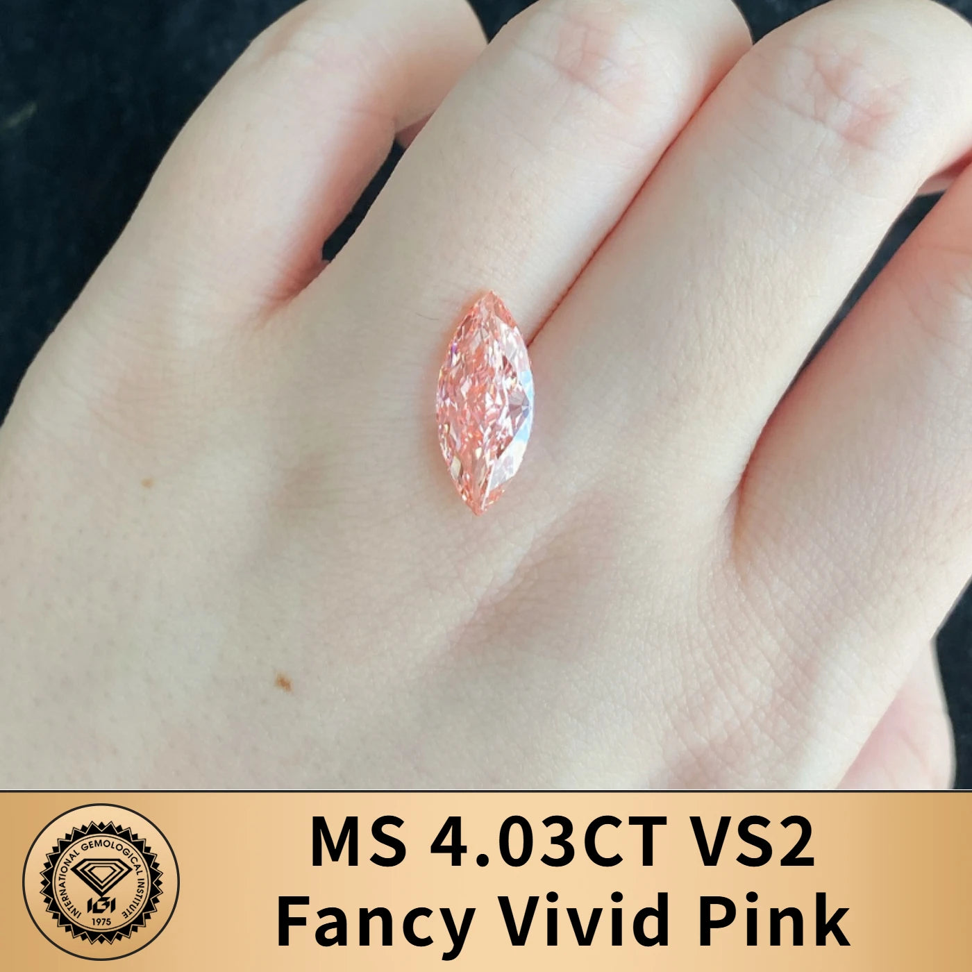 FANCY VIVID PINK LAB GROWN DIAMONDS | 1CT - 4CT | IGI CERTIFIED