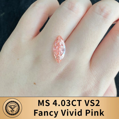 FANCY VIVID PINK LAB GROWN DIAMONDS | 1CT - 4CT | IGI CERTIFIED
