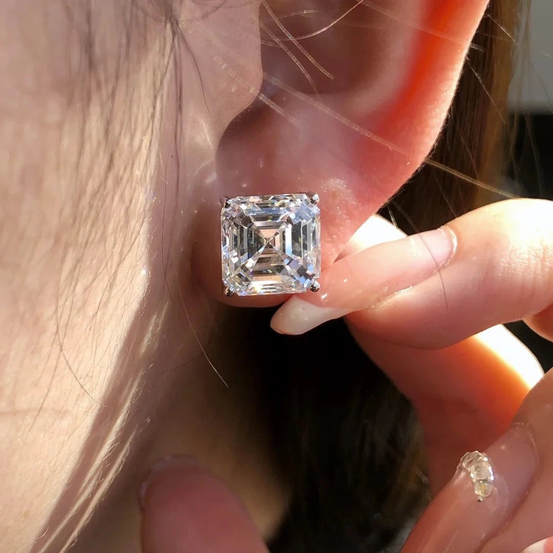 IGI Certified Asscher Cut Lab-Grown- D Color VVS2 (1ct - 5ct)