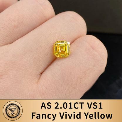 FANCY VIVID YELLOW LAB GROWN DIAMONDS | 1CT - 10CT | IGI CERTIFIED