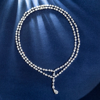 LUXURY LAB GROWN DIAMOND SOLITAIRE NECKLACE | 14K OR 18K GOLD