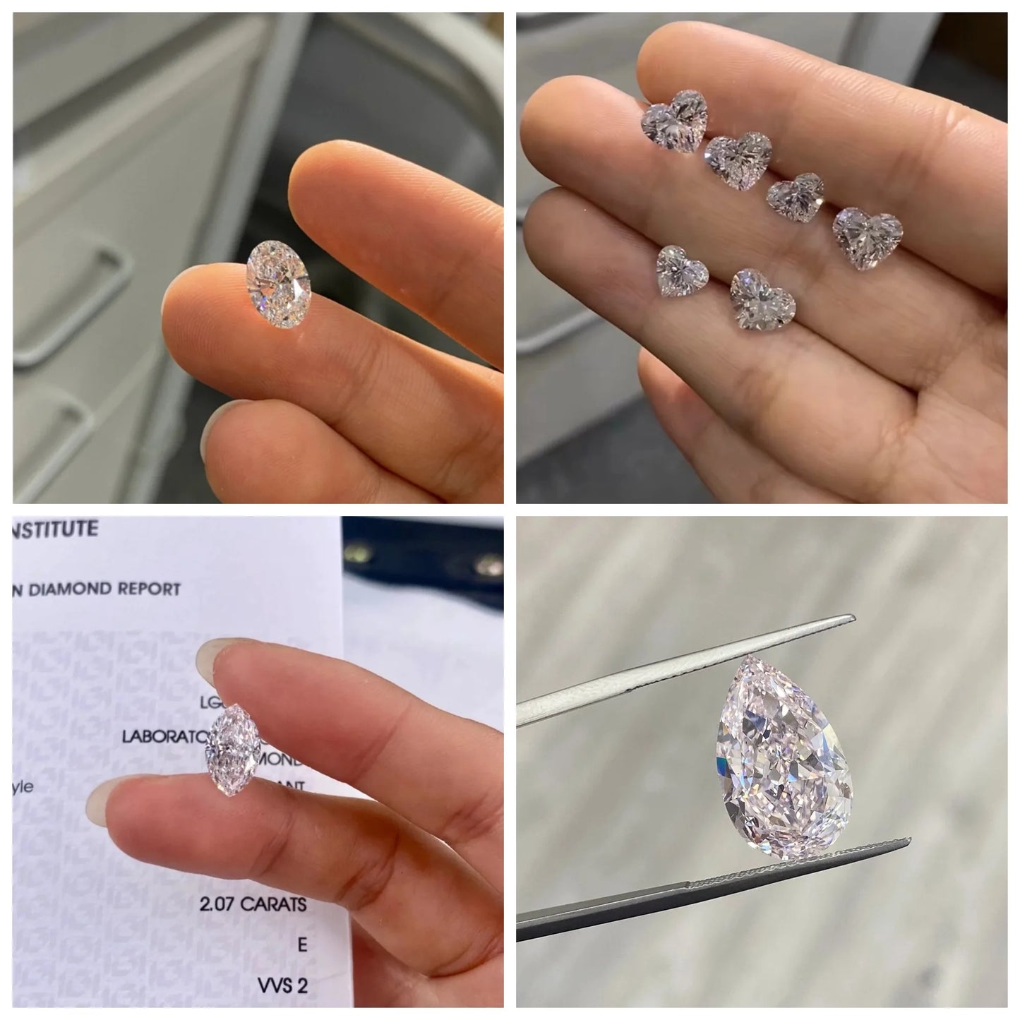 OVAL LAB GROWN DIAMONDS VS1 - VVS2 | 1CT - 5CT | IGI CERTIFIED