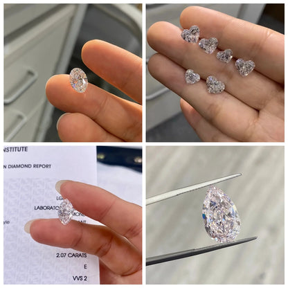 OVAL LAB GROWN DIAMONDS VS1 - VVS2 | 1CT - 5CT | IGI CERTIFIED