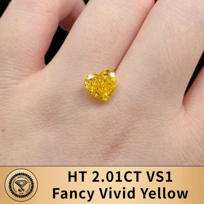FANCY VIVID YELLOW LAB GROWN DIAMONDS | 1CT - 10CT | IGI CERTIFIED