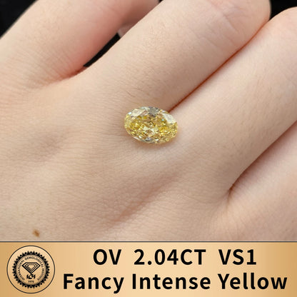 FANCY VIVID YELLOW LAB GROWN DIAMONDS | 1CT - 10CT | IGI CERTIFIED