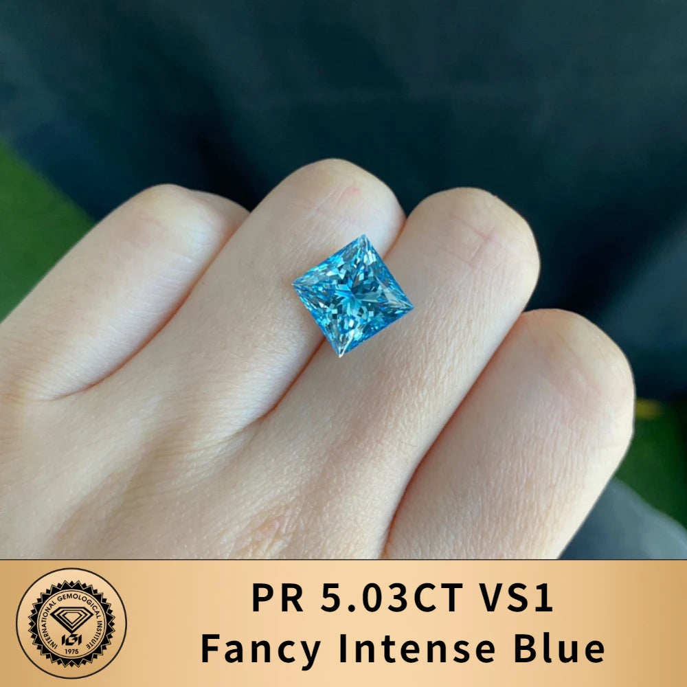 FANCY BLUE LAB GROWN DIAMONDS | 1CT - 15CT | IGI CERTIFIED
