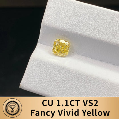 FANCY VIVID YELLOW LAB GROWN DIAMONDS | 1CT - 10CT | IGI CERTIFIED