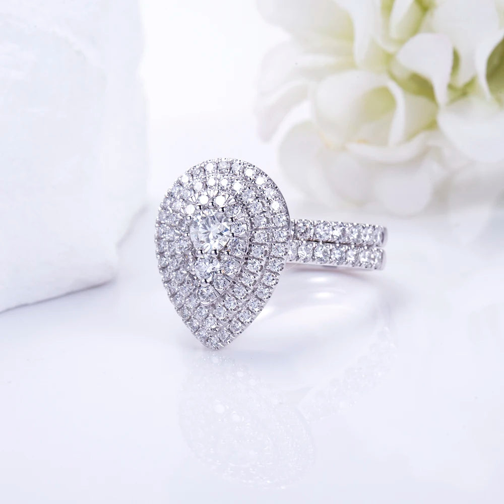 LUXURY FASHION DESIGN LAB GROWN DIAMOND ENGAGEMENT RING | 18K GOLD