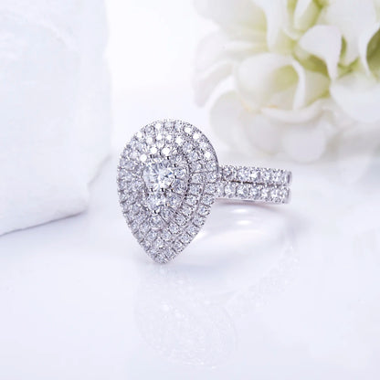 LUXURY FASHION DESIGN LAB GROWN DIAMOND ENGAGEMENT RING | 18K GOLD