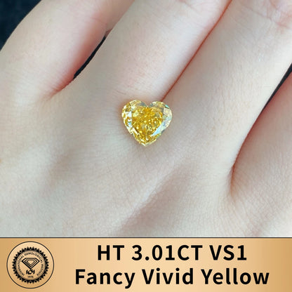 FANCY VIVID YELLOW LAB GROWN DIAMONDS | 1CT - 10CT | IGI CERTIFIED