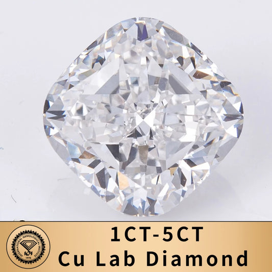 PREMIUM CUSHION CUT LAB GROWN DIAMONDS | 1CT - 5CT | IGI CERTIFIED