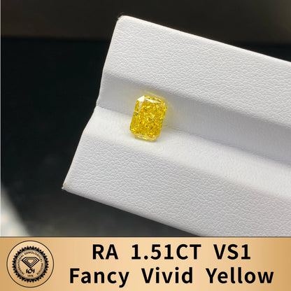FANCY VIVID YELLOW LAB GROWN DIAMONDS | 1CT - 10CT | IGI CERTIFIED