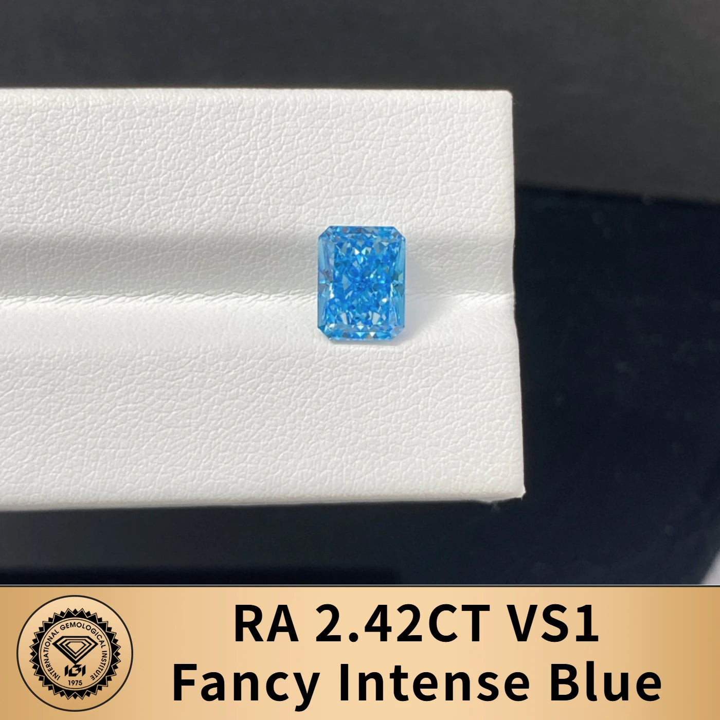 Blue Color Lab Grown Diamonds With IGI Certificate 2ct 3ct 4ct 5ct 6ct 8ct 9ct VS VVS CVD Fancy Colored Diamond