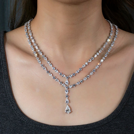 LUXURY LAB GROWN DIAMOND SOLITAIRE NECKLACE | 14K OR 18K GOLD