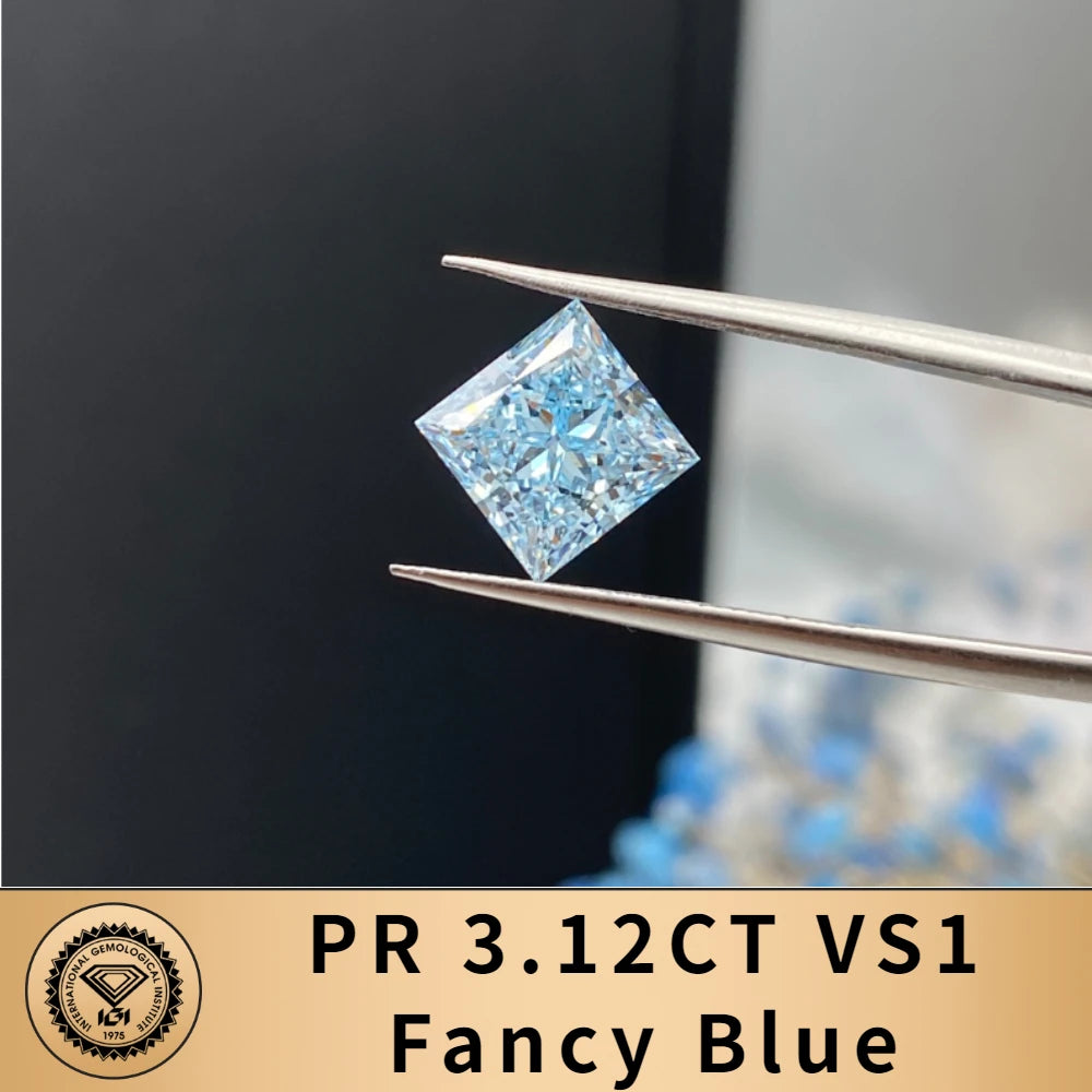 FANCY BLUE LAB GROWN DIAMONDS | 1CT - 15CT | IGI CERTIFIED