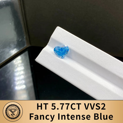 Blue Color Lab Grown Diamonds With IGI Certificate 2ct 3ct 4ct 5ct 6ct 8ct 9ct VS VVS CVD Fancy Colored Diamond