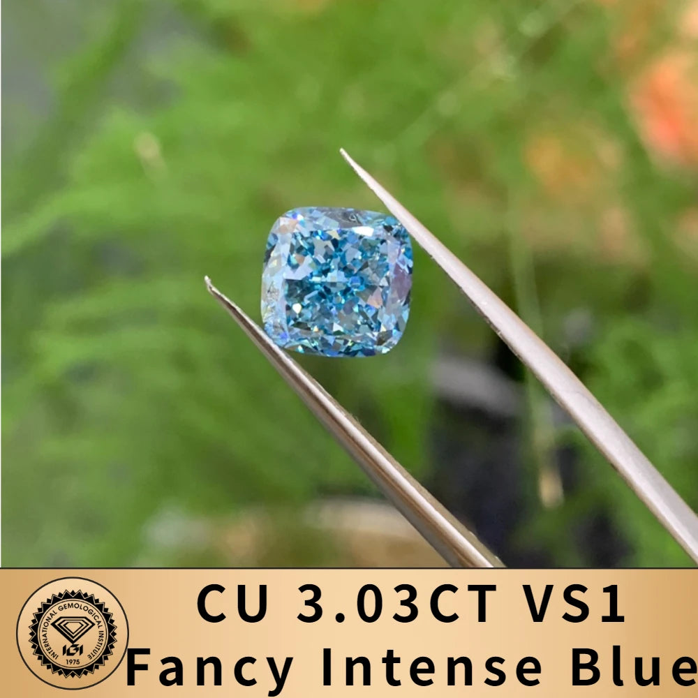 FANCY BLUE LAB GROWN DIAMONDS | 1CT - 15CT | IGI CERTIFIED