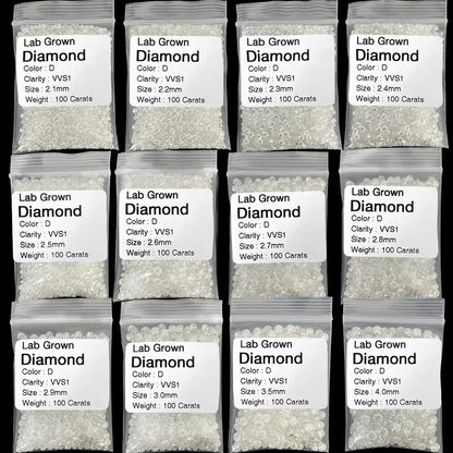PREMIUM ROUND BRILLIANT MELEE LAB DIAMONDS | DEF-VVS QUALITY