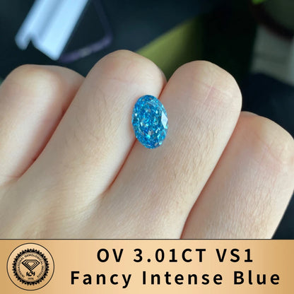 FANCY BLUE LAB GROWN DIAMONDS | 1CT - 15CT | IGI CERTIFIED
