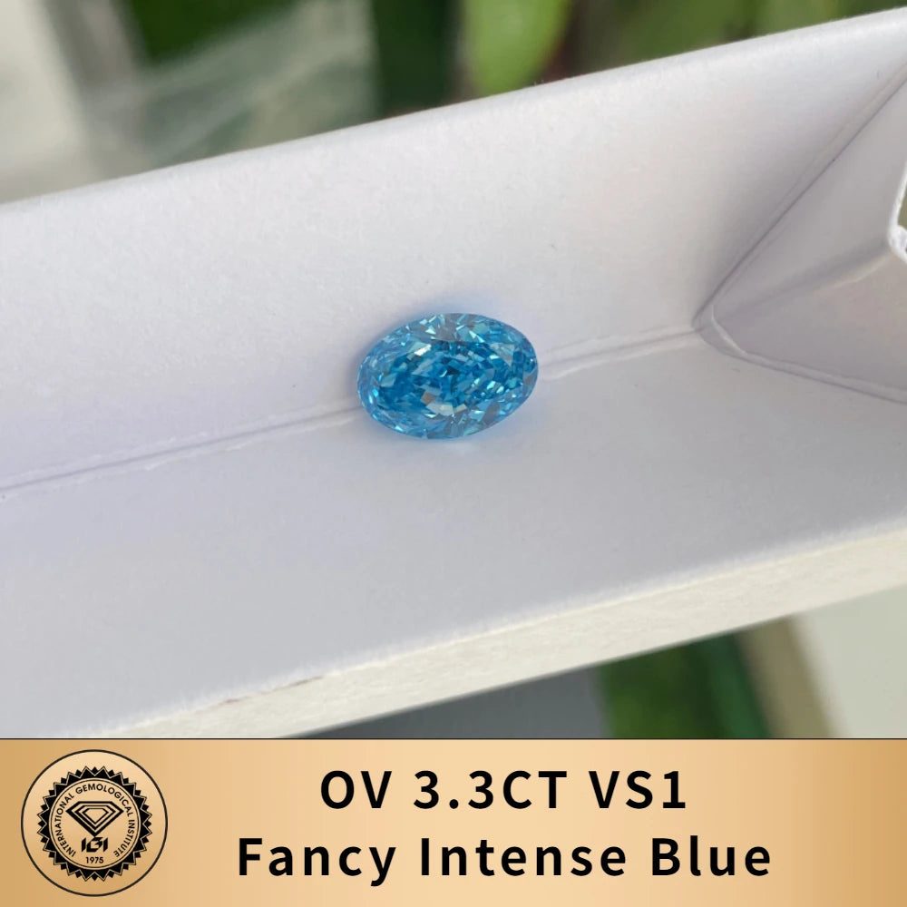 FANCY BLUE LAB GROWN DIAMONDS | 1CT - 15CT | IGI CERTIFIED
