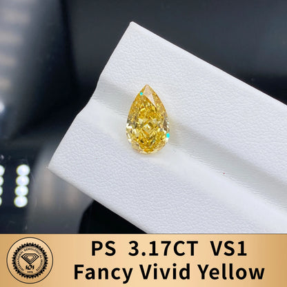 FANCY VIVID YELLOW LAB GROWN DIAMONDS | 1CT - 10CT | IGI CERTIFIED
