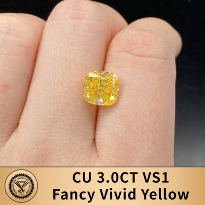 FANCY VIVID YELLOW LAB GROWN DIAMONDS | 1CT - 10CT | IGI CERTIFIED