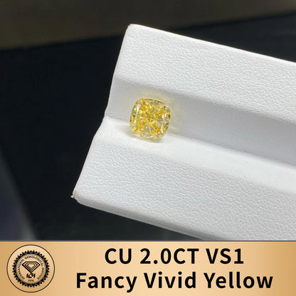 FANCY VIVID YELLOW LAB GROWN DIAMONDS | 1CT - 10CT | IGI CERTIFIED