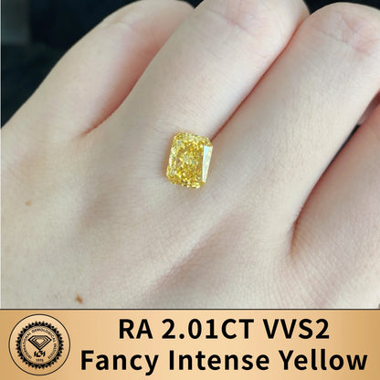 FANCY VIVID YELLOW LAB GROWN DIAMONDS | 1CT - 10CT | IGI CERTIFIED