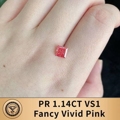 FANCY VIVID PINK LAB GROWN DIAMONDS | 1CT - 4CT | IGI CERTIFIED