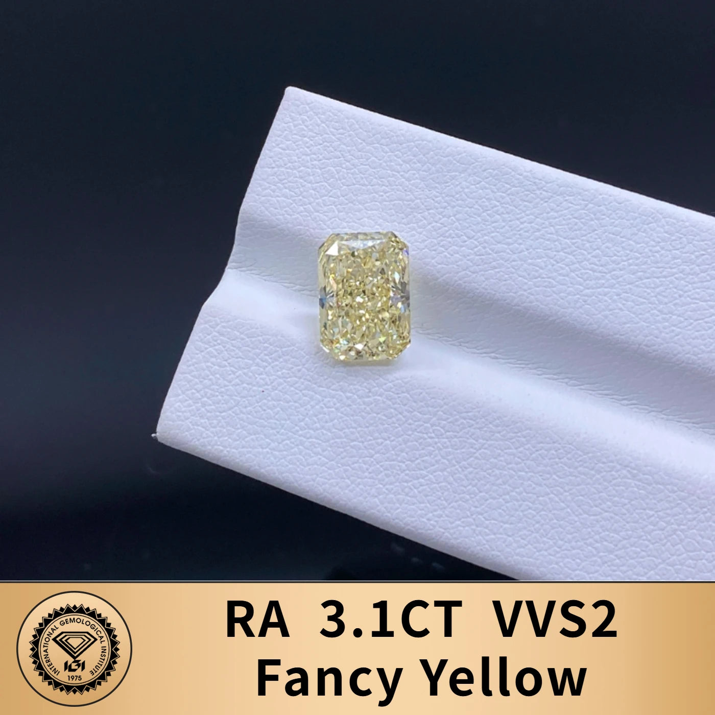 FANCY VIVID YELLOW LAB GROWN DIAMONDS | 1CT - 10CT | IGI CERTIFIED