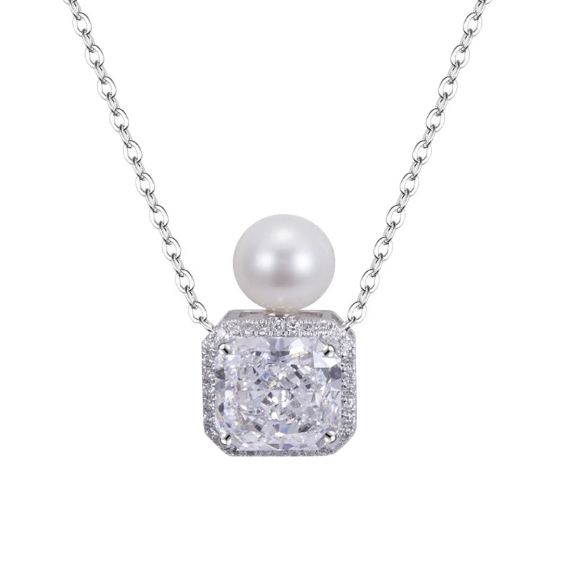 3CT D VVS LAB DIAMOND NECKLACE | 18K GOLD