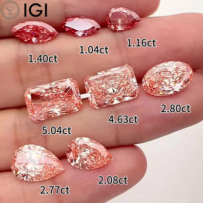 FANCY VIVID PINK LAB GROWN DIAMONDS | 1CT - 4CT | IGI CERTIFIED