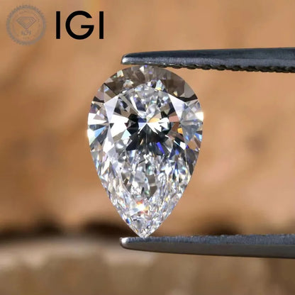 PREMIUM PEAR CUT LAB GROWN DIAMONDS | 1CT - 5CT | IGI CERTIFIED