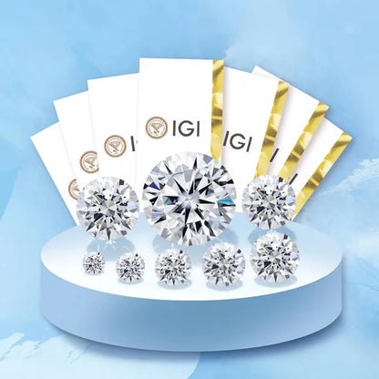 PREMIUM ROUND BRILLIANT LAB GROWN DIAMONDS | 0.3CT - 5CT | IGI CERTIFIED