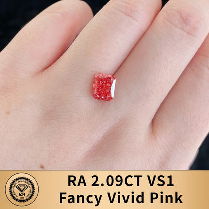 FANCY VIVID PINK LAB GROWN DIAMONDS | 1CT - 4CT | IGI CERTIFIED