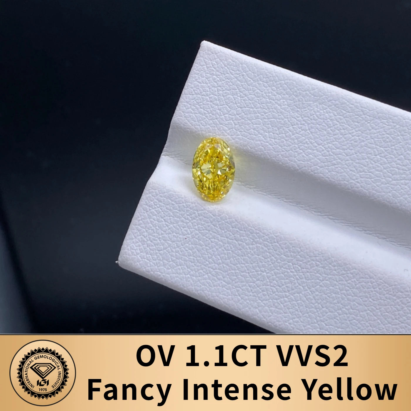 FANCY VIVID YELLOW LAB GROWN DIAMONDS | 1CT - 10CT | IGI CERTIFIED