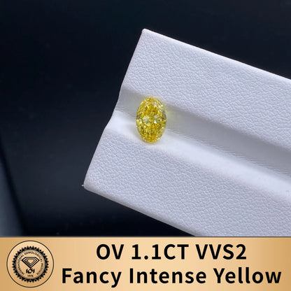FANCY VIVID YELLOW LAB GROWN DIAMONDS | 1CT - 10CT | IGI CERTIFIED